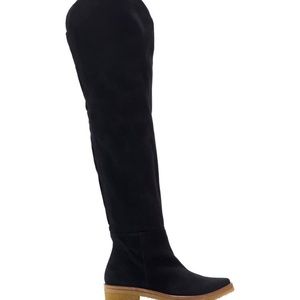 Free People OTK Black Suede Boots